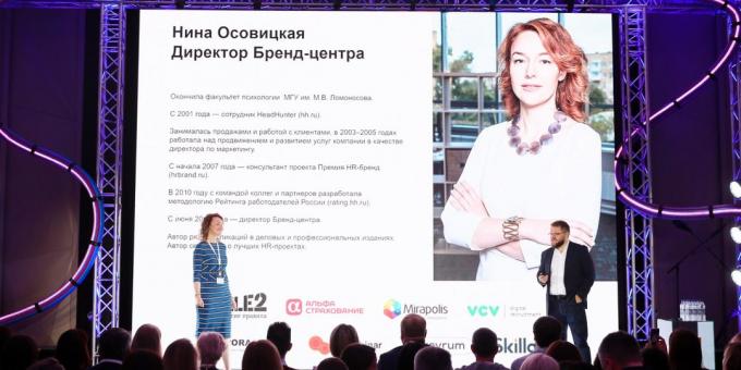 Nina Osovitskaya, un expert în HR-branding HeadHunter