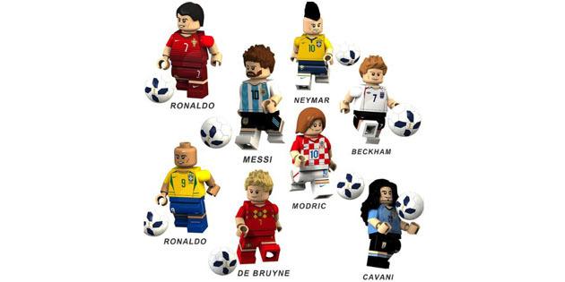 Suveniruri pentru Cupa Mondială. Lego-jucători