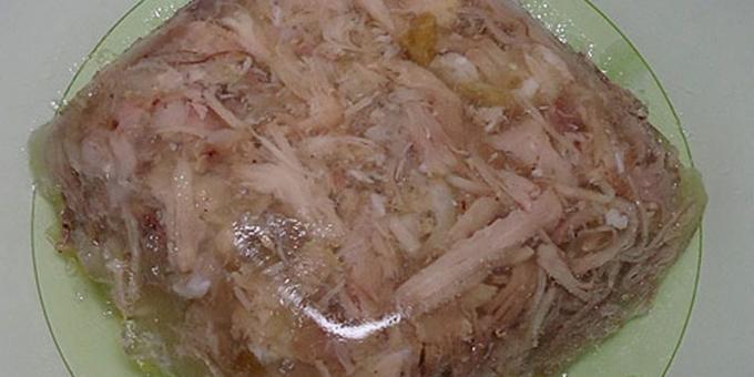 Aspic retete: ciolan de porc aspic