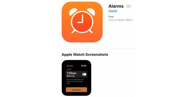 Marca app pentru a dormi urmări pe Apple ceas