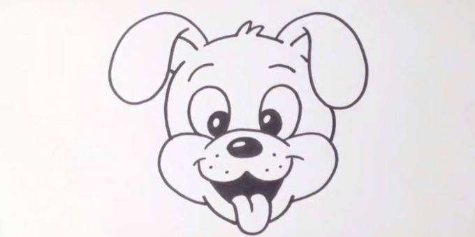 Cum de a desena un bot de câine de desene animate