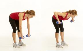 4 exerciții pentru femei, care vizează întărirea mușchilor spatelui superior