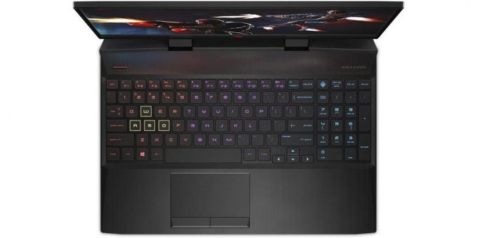 CES 2019: HP Omen 15 Tastatură