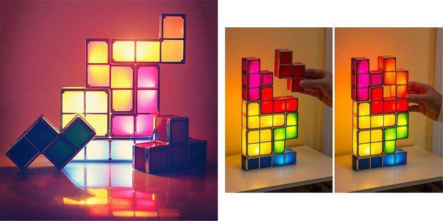 Lampă Tetris