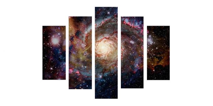 Imagine modulară „Strălucirea galaxiilor”