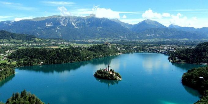 În cazul în care pentru a merge în Europa: Lacul Bled, Slovenia