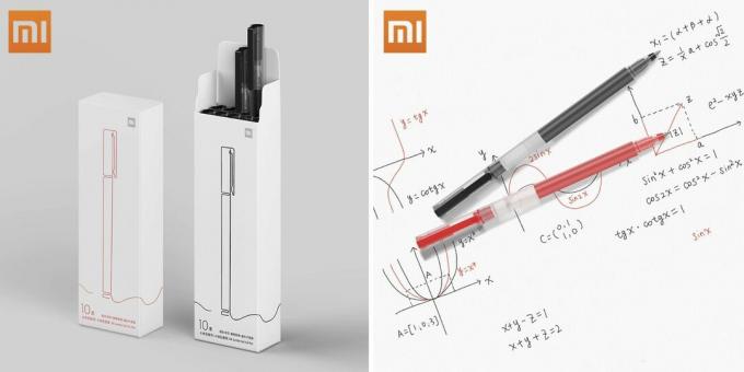 Ce să cumpărați pentru școală: set de pixuri cu gel Xiaomi