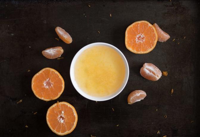 briose Tangerine: mandarină