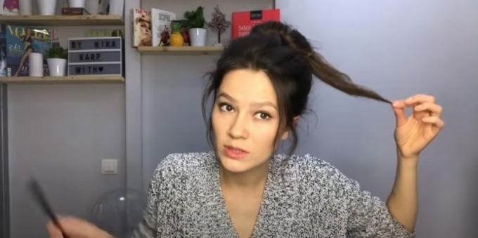 Coafuri pentru femei pentru o față rotundă: răsuciți părul într-un garou și asigurați-vă