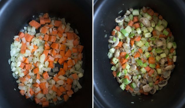  Cum se face o tocană de fasole: adăugați restul de legume, ținând cont de când gătiți