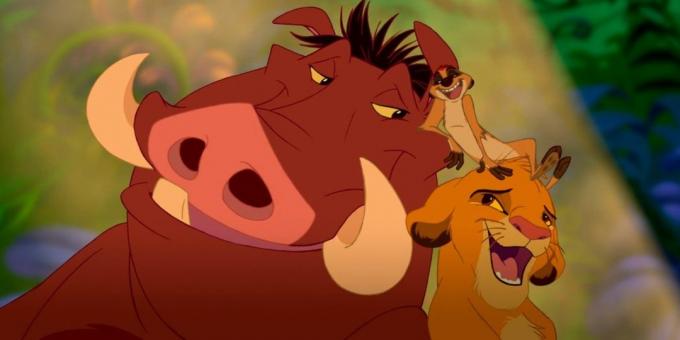 Desen animat „The Lion King“: piesa este strâns țesute în narațiune, condus de acțiune, personajele dezvăluie