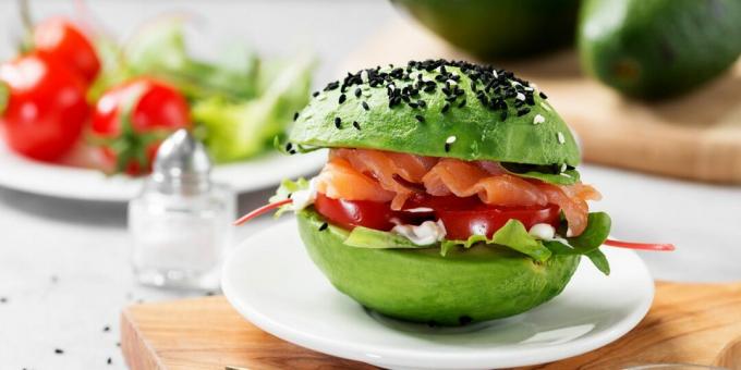 burger de avocado