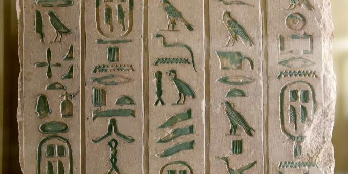 Mituri despre lumea antică: egiptenii scriau în hieroglife