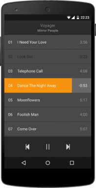 Amestecuri - foarte simplu și un pic music player unic pentru Android