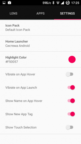 Lansatorul pentru Android Lens Launcher 