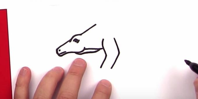 Cum să desenați un stegosaur: adăugați o parte a unei labe