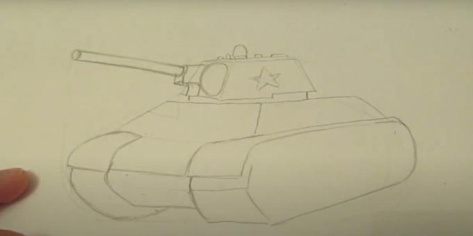 Desenați un tun și o stea