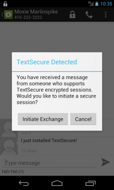 TextSecure trimite criptate SMS-ki