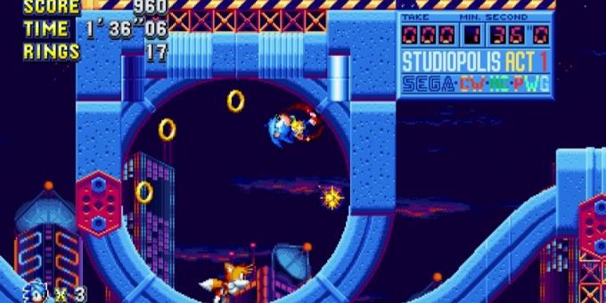 Jocuri pe butonul de control Nintendo: Sonic Mania Plus