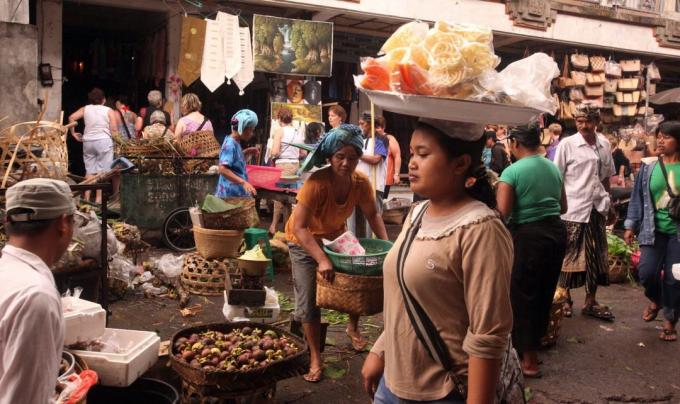 Piață în Bali