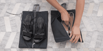 Cum să ambalaj într-o valiza: speciale se referă la pantofi