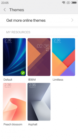 Xiaomi redmi 5a Notă: teme