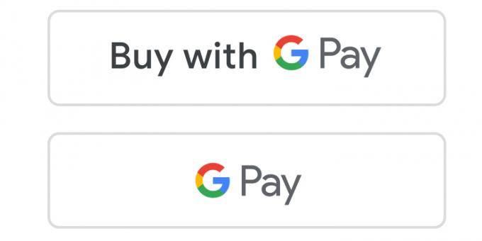 Butoane cu logo-ul Google Pay