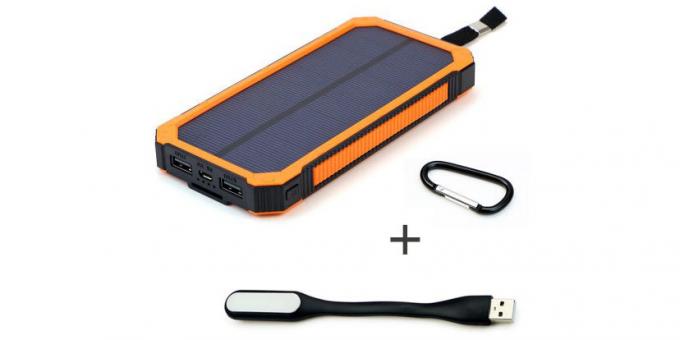baterie externă cu o baterie solară