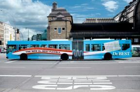 12 exemple interesante de publicitate cu autobuzele