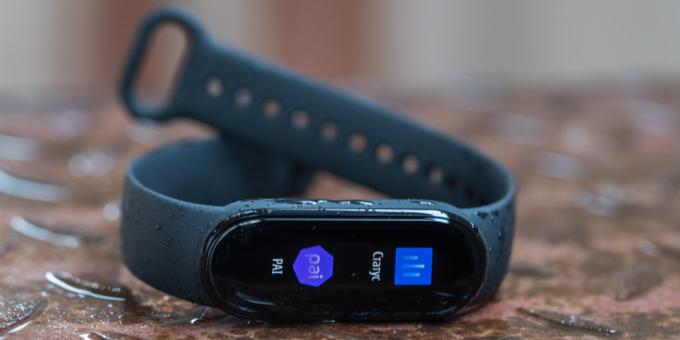 Fitness tracker Mi Band 6: meniu