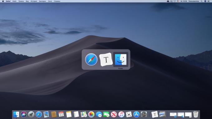 Comutarea rapidă între aplicații în MacOS