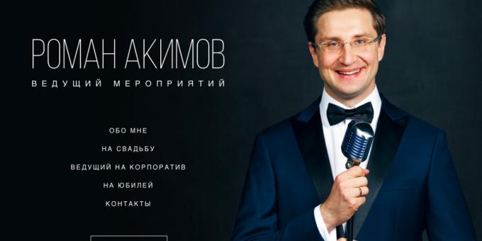 brand personal: site-ul de conducere evenimentele din Roman Akimov