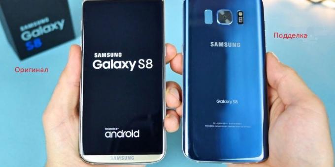 smartphone-uri originale și false de la Samsung