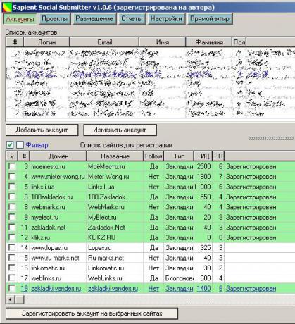 Software Sapient Social Submitter