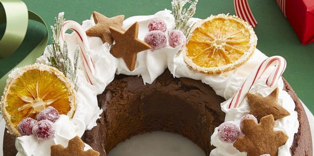 feluri de mâncare de Crăciun: Cupcake „Snowy Cununa“