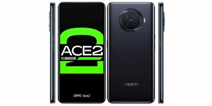 OPPO dezvăluie modelul Ace2 emblematic cu afișaj de 90Hz și încărcare rapidă puternică