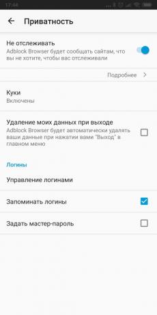 Browser privat pentru Android: Browser Adblock