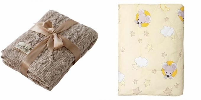 Ce să dai pentru nașterea unui copil: o pătură