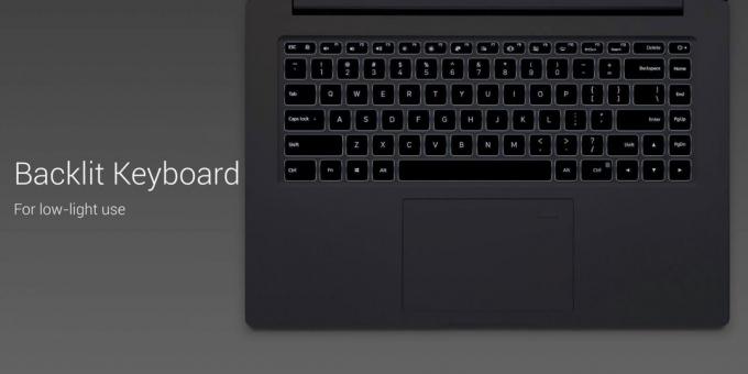 Xiaomi Mi notebook Pro: Tastatură