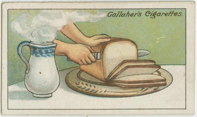 Cum să taie pâine proaspătă