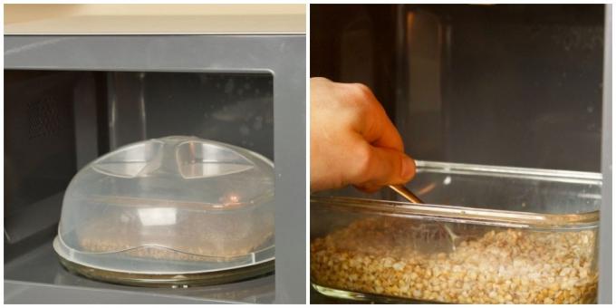 Cum de a găti terci de hrișcă în cuptorul cu microunde