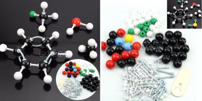 Produse pentru elevi și studenți cu AliExpress: Set de modelare moleculară
