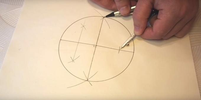 Cum să desenați o stea cu cinci colțuri: măsurați distanța