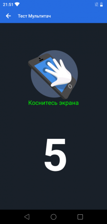 Elephone A5: Multitouch test