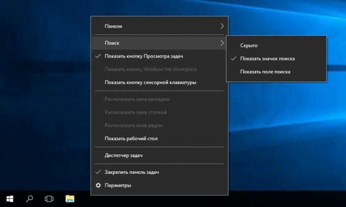 Taskbar: ascunde pictogramele care nu sunt necesare