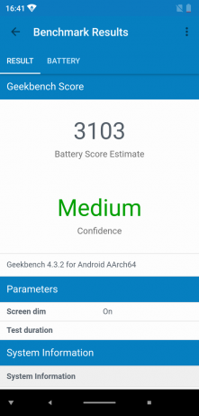 Elephone A5: Geekbench