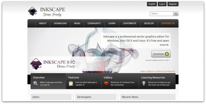 editori vector gratuite: Inkscape