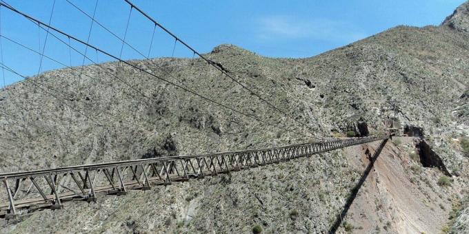 Cele mai înfricoșătoare poduri: podul suspendat Ohuela