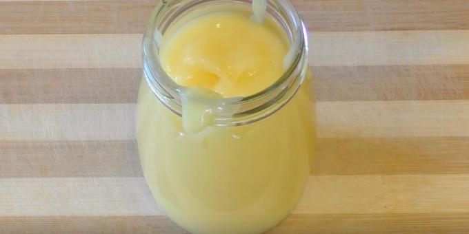 Rețete: Custard crema de lamaie fara lapte