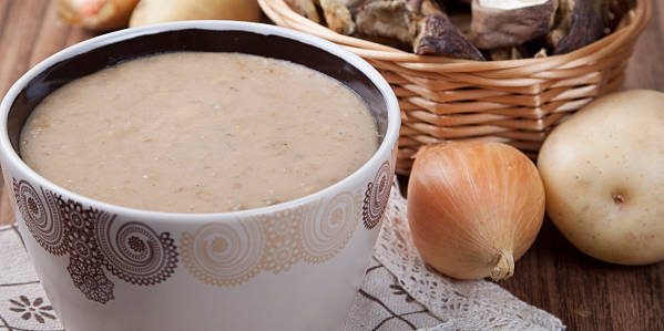 Supa crema cu ciuperci si cartofi: Reteta